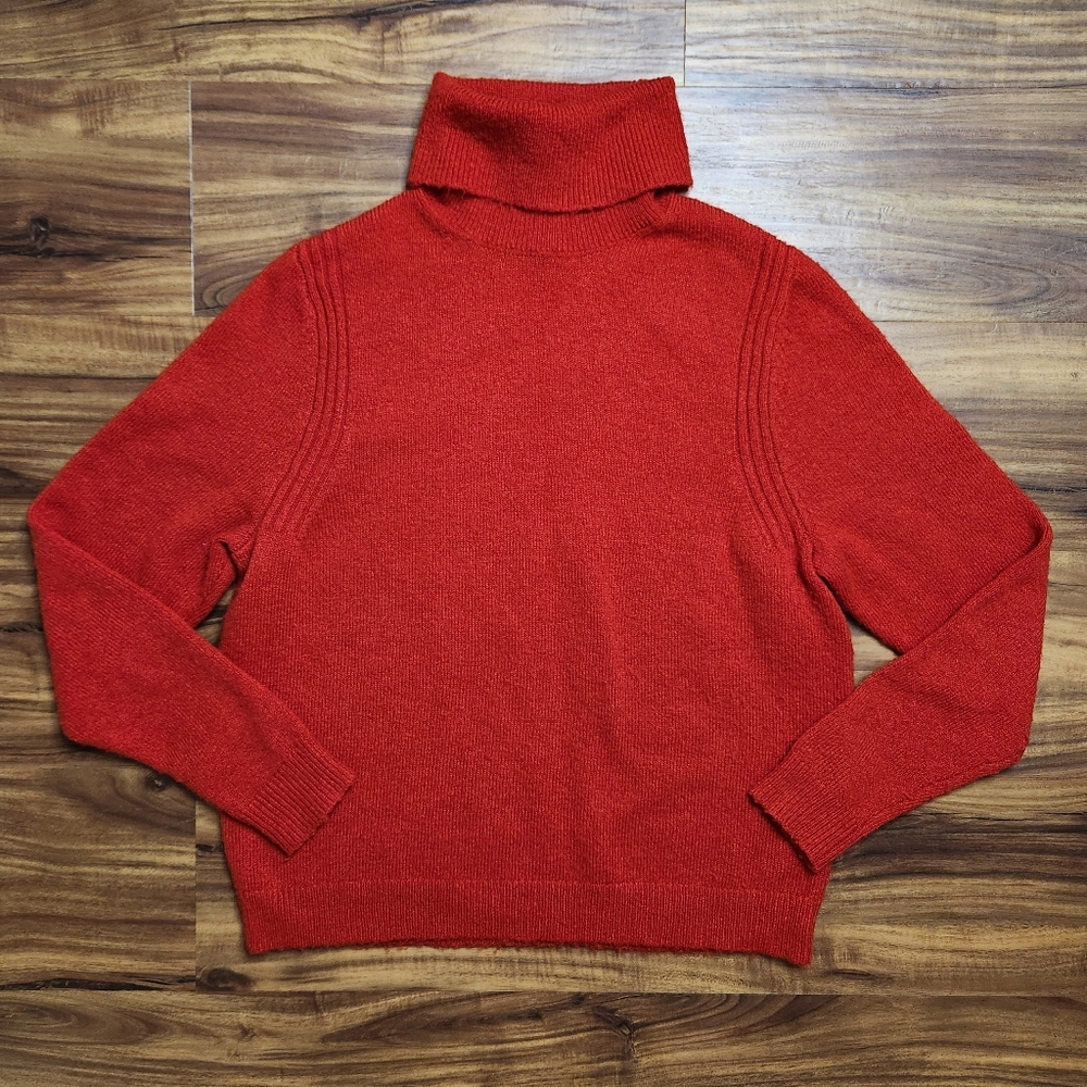 A New Day Red Turtleneck Sweater Size Small